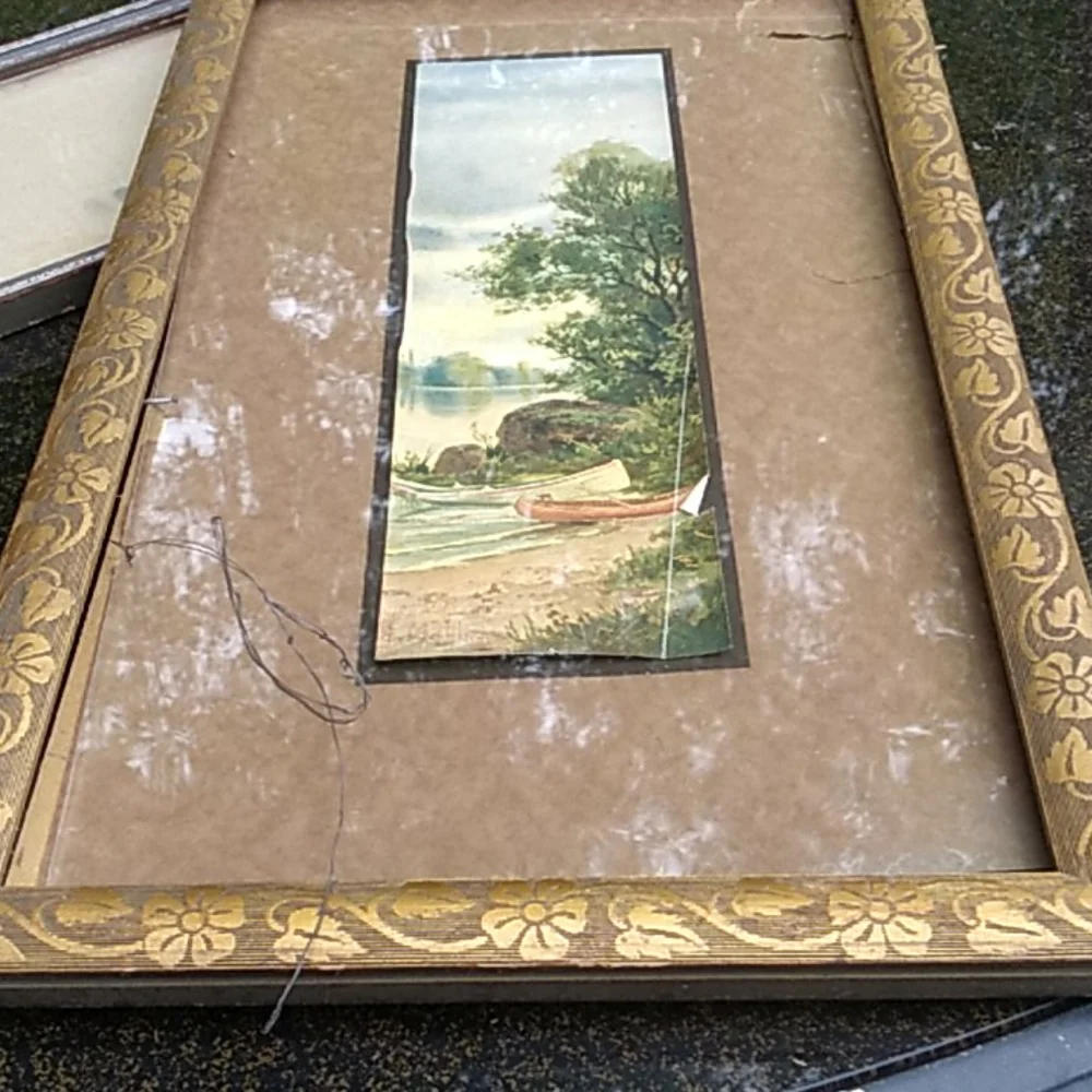 ⚜️  Antique Gold Ornate Frame Vintage